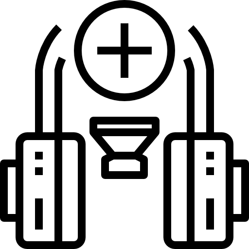헤드폰 kank Lineal icon