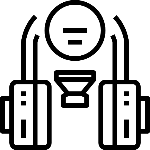 헤드폰 kank Lineal icon