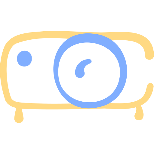 proiettore Basic Hand Drawn Color icona