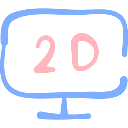 2d Basic Hand Drawn Color icono
