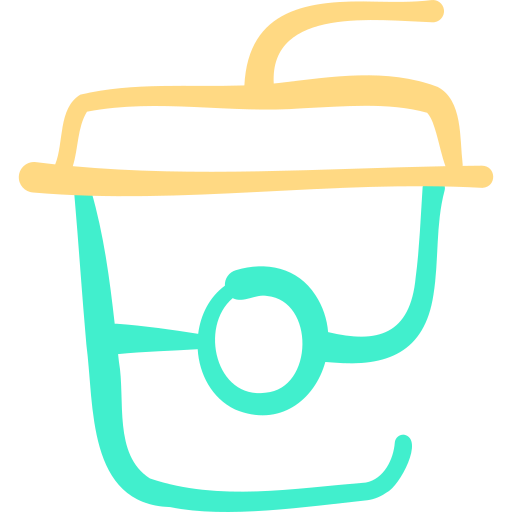 soda Basic Hand Drawn Color icono