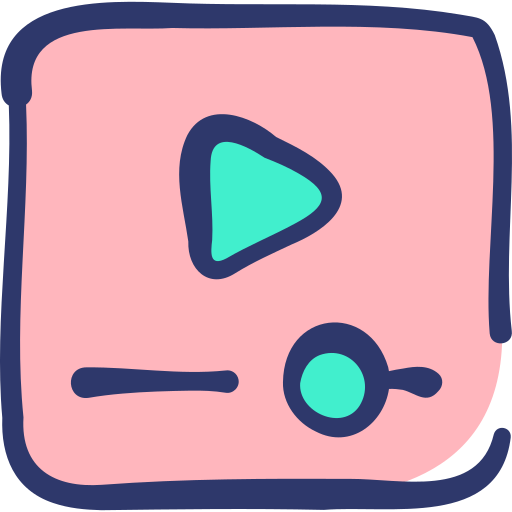 Play Basic Hand Drawn Lineal Color icon
