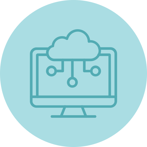 Cloud computing Generic Flat icon