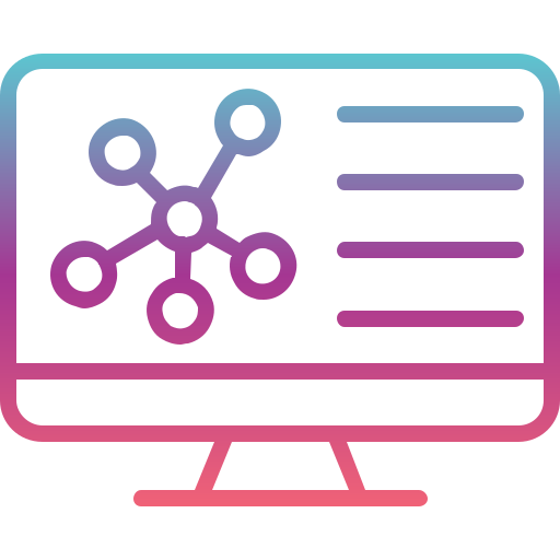 la mise en réseau Generic Gradient Icône