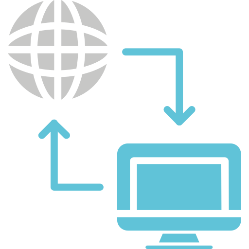 Exchange Generic Blue icon