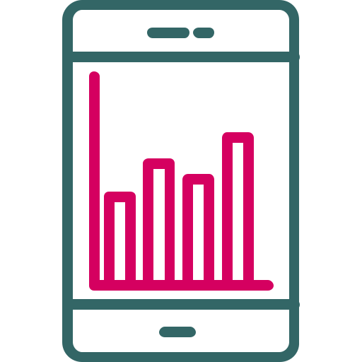 mobile analytik Generic Outline Color icon