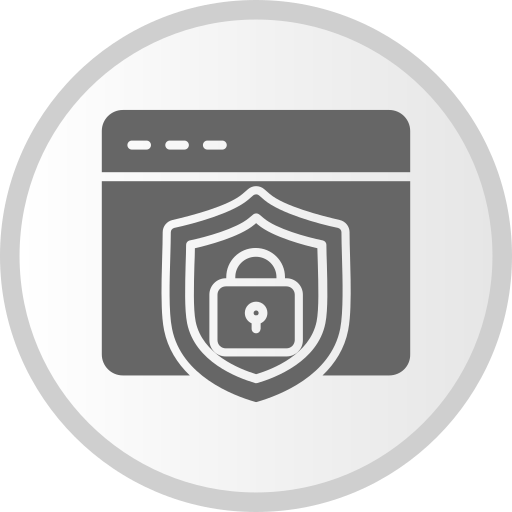 web-sicherheit Generic Grey icon