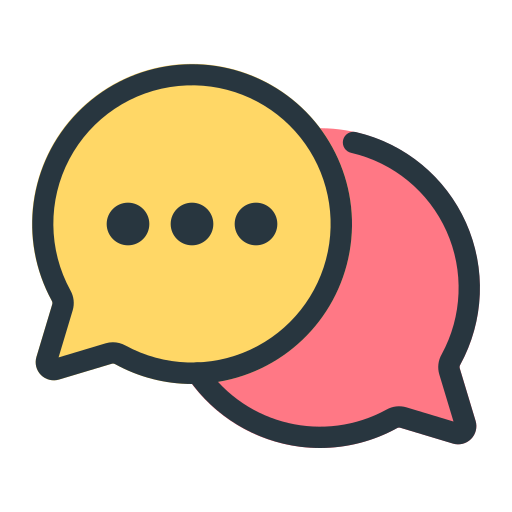 Talking Generic Outline Color icon