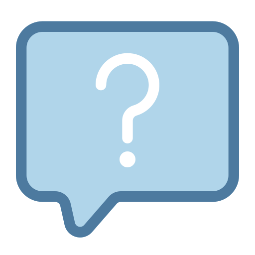 Question Generic Blue icon