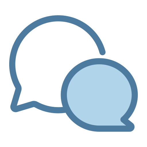 conversación Generic Blue icono