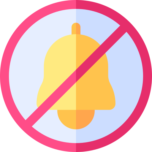 No alarm Basic Rounded Flat icon