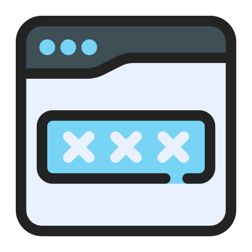 Web protection Generic Outline Color icon