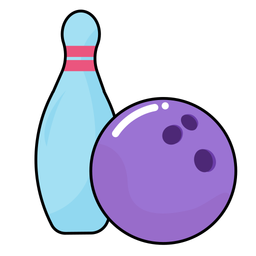 bowling Generic Outline Color icona