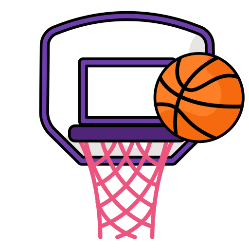 basketbal hoepel Generic Outline Color icoon