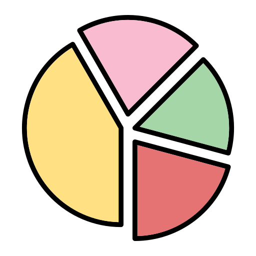 diagramme circulaire Generic Outline Color Icône