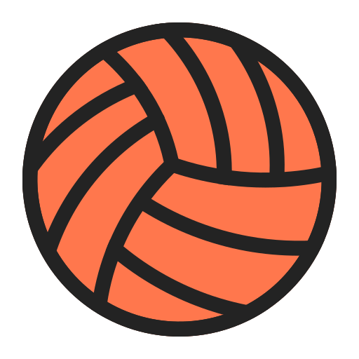 piłka do siatkówki Generic Flat ikona