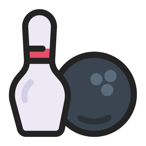 quille de bowling Generic Flat Icône