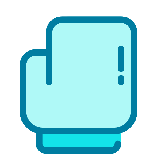 Boxing glove Generic Blue icon