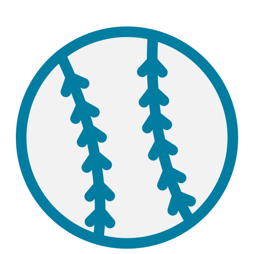 Бейсбол Generic Blue иконка