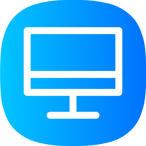 computadora Generic Flat Gradient icono