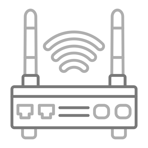 wi-fi роутер Generic Grey иконка