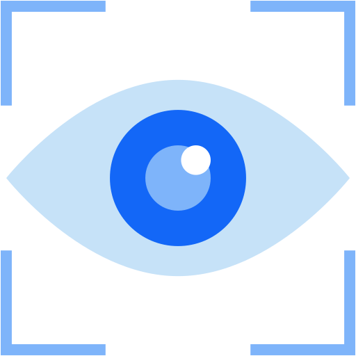 escaneo ocular Generic Flat icono