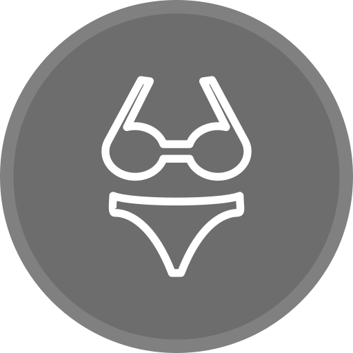 bikini Generic Grey icona
