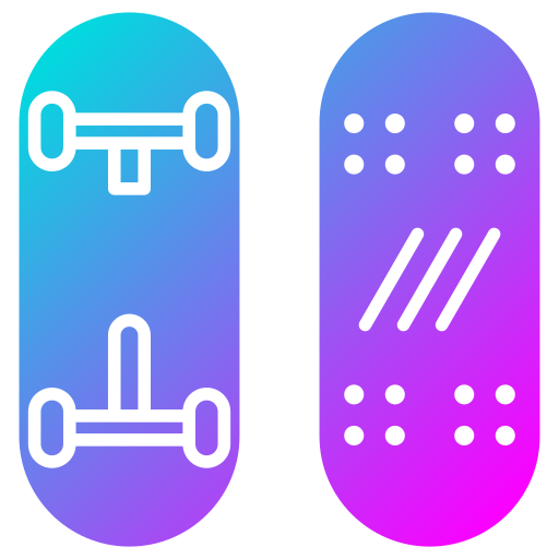 Skateboard Generic Flat Gradient icon