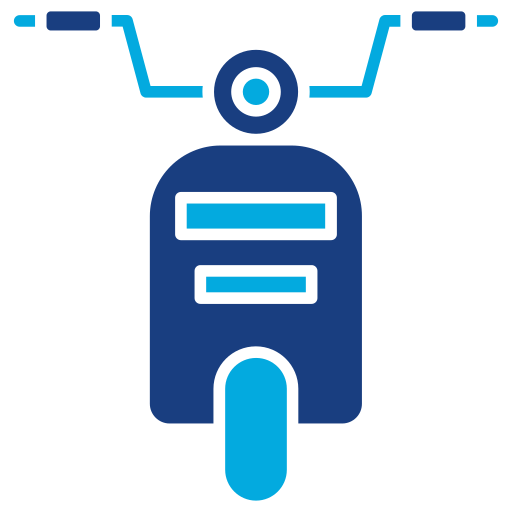 スクーター Generic Blue icon