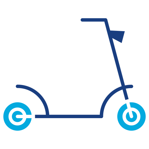 kick-scooter Generic Blue icoon