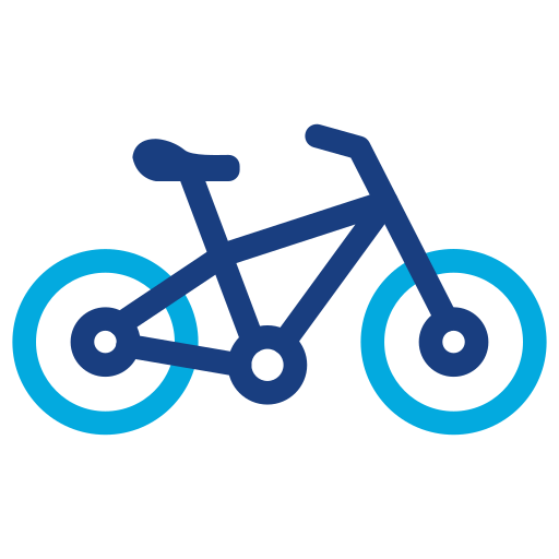 vélo Generic Blue Icône