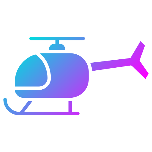 Вертолет Generic Flat Gradient иконка