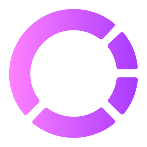 grafico a torta Generic Flat Gradient icona