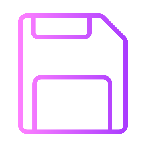 diskette Generic Gradient icon