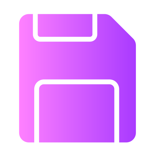 Floppy Generic Flat Gradient icon