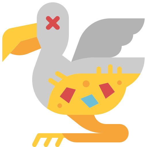Мертвая птица Generic Flat иконка