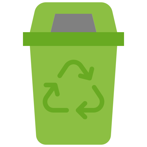 lixeira de reciclagem Generic Flat Ícone