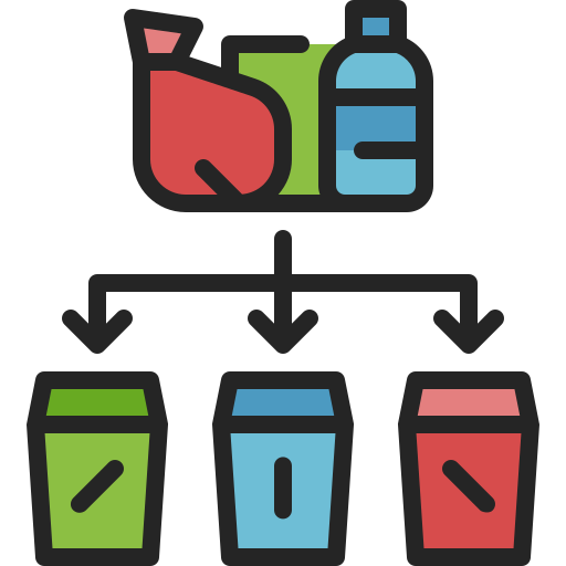 Separate collection Generic Outline Color icon