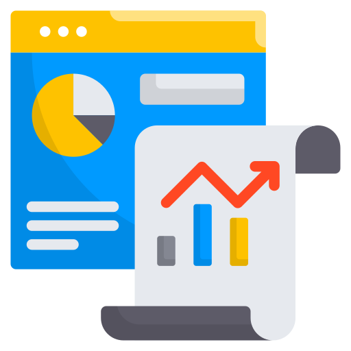 análisis de datos Generic Flat icono