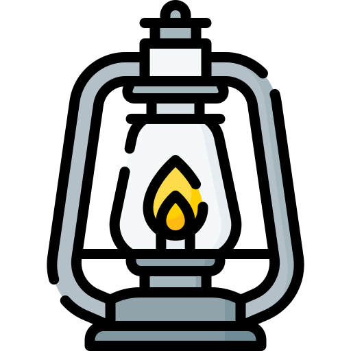 lampara de aceite Special Lineal color icono