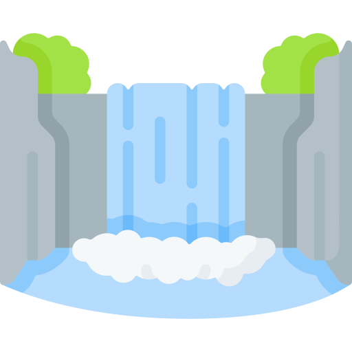 wodospad Special Flat ikona