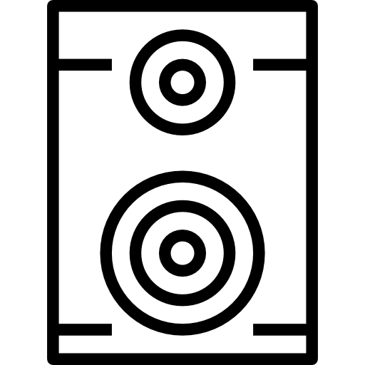 altavoz kank Lineal icono