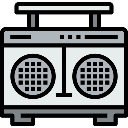 radio kank Lineal Color ikona