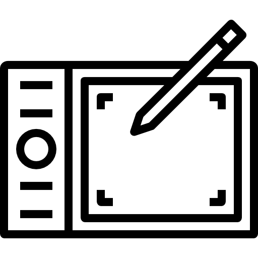 tablet graficzny kank Lineal ikona