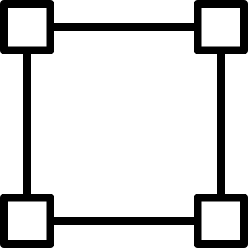 seleccione kank Lineal icono