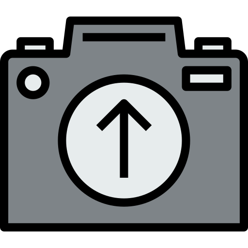 cámara fotográfica kank Lineal Color icono