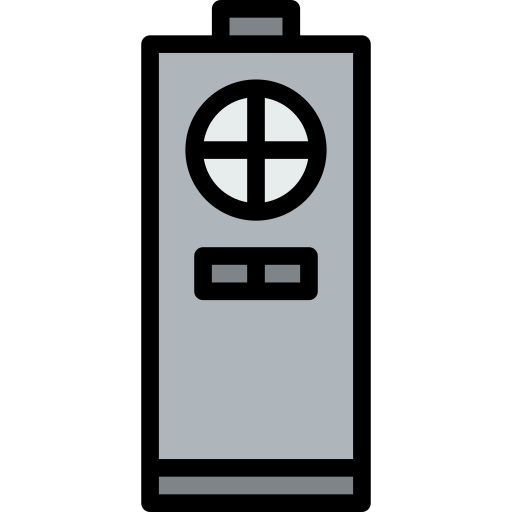 control remoto kank Lineal Color icono