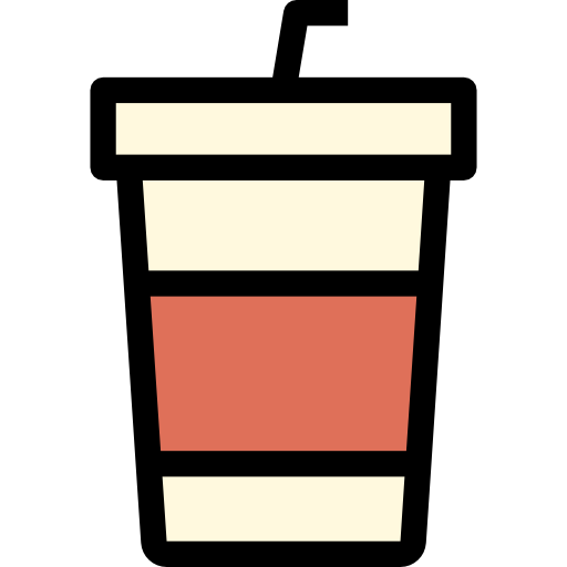 아이스 커피 itim2101 Lineal Color icon