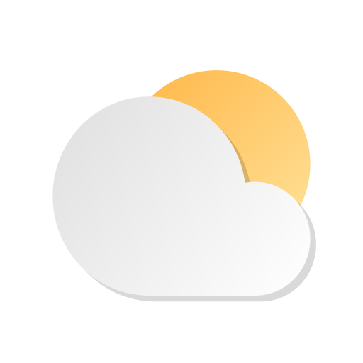 día nublado Generic Flat Gradient icono