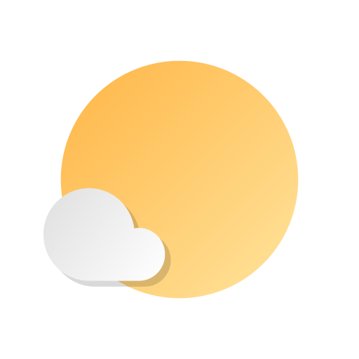 흐린 날 Generic Flat Gradient icon